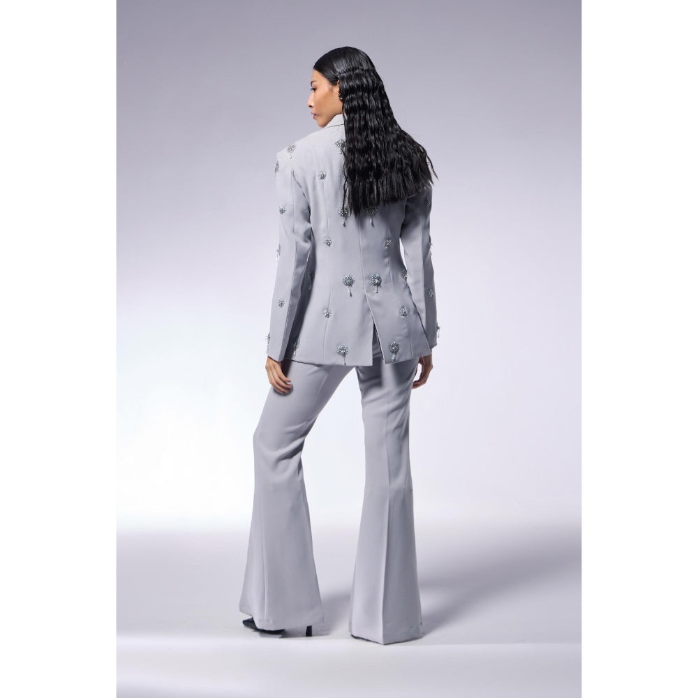 CILVR Cosmos Ash Grey Blazer and Pant (Set of 2)