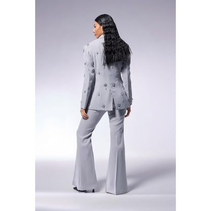 CILVR Cosmos Ash Grey Blazer and Pant (Set of 2)