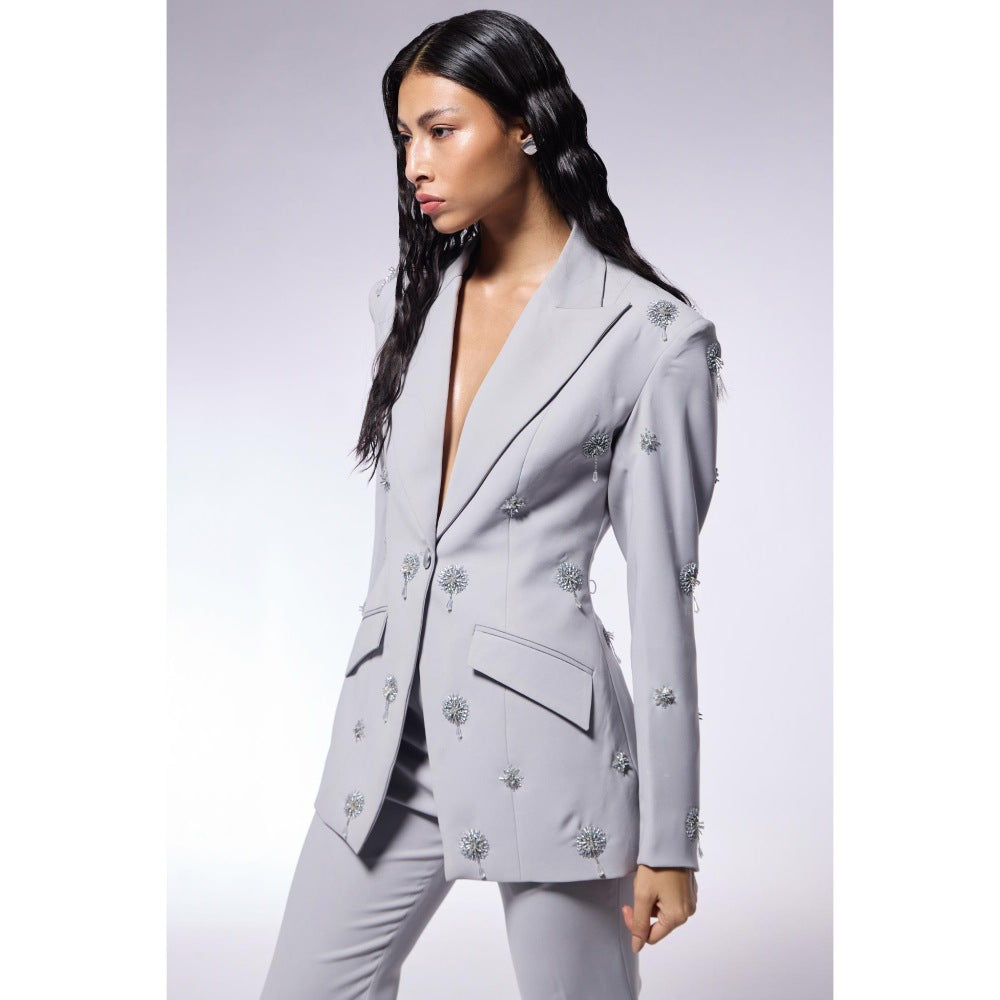 CILVR Cosmos Ash Grey Blazer and Pant (Set of 2)
