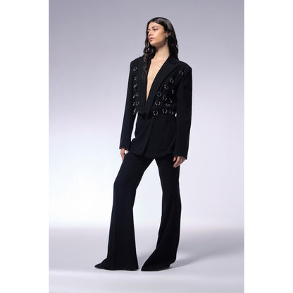 CILVR Midnight Septum Blazer and Pant (Set of 2)