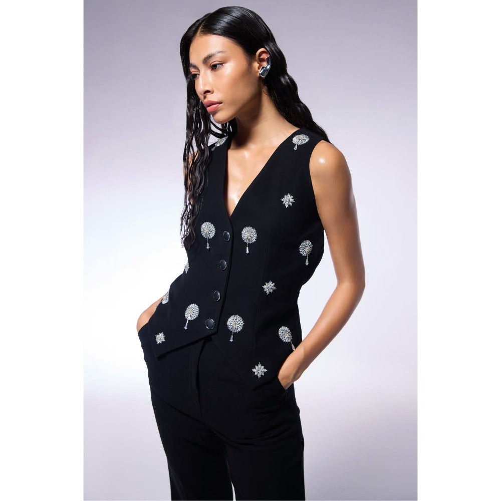 CILVR Cosmos Midnight Waistcoat and Pant (Set of 2)