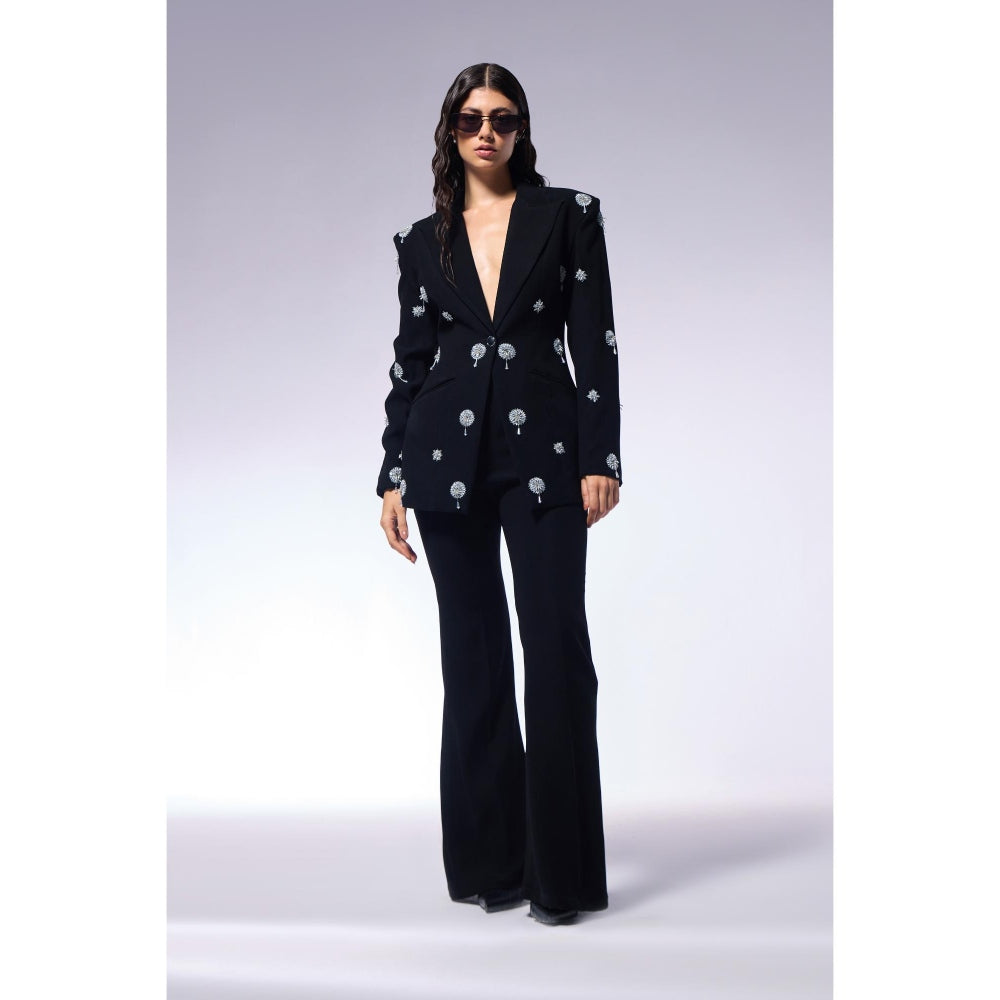 CILVR Cosmos Midnight Black Blazer and Pant (Set of 2)