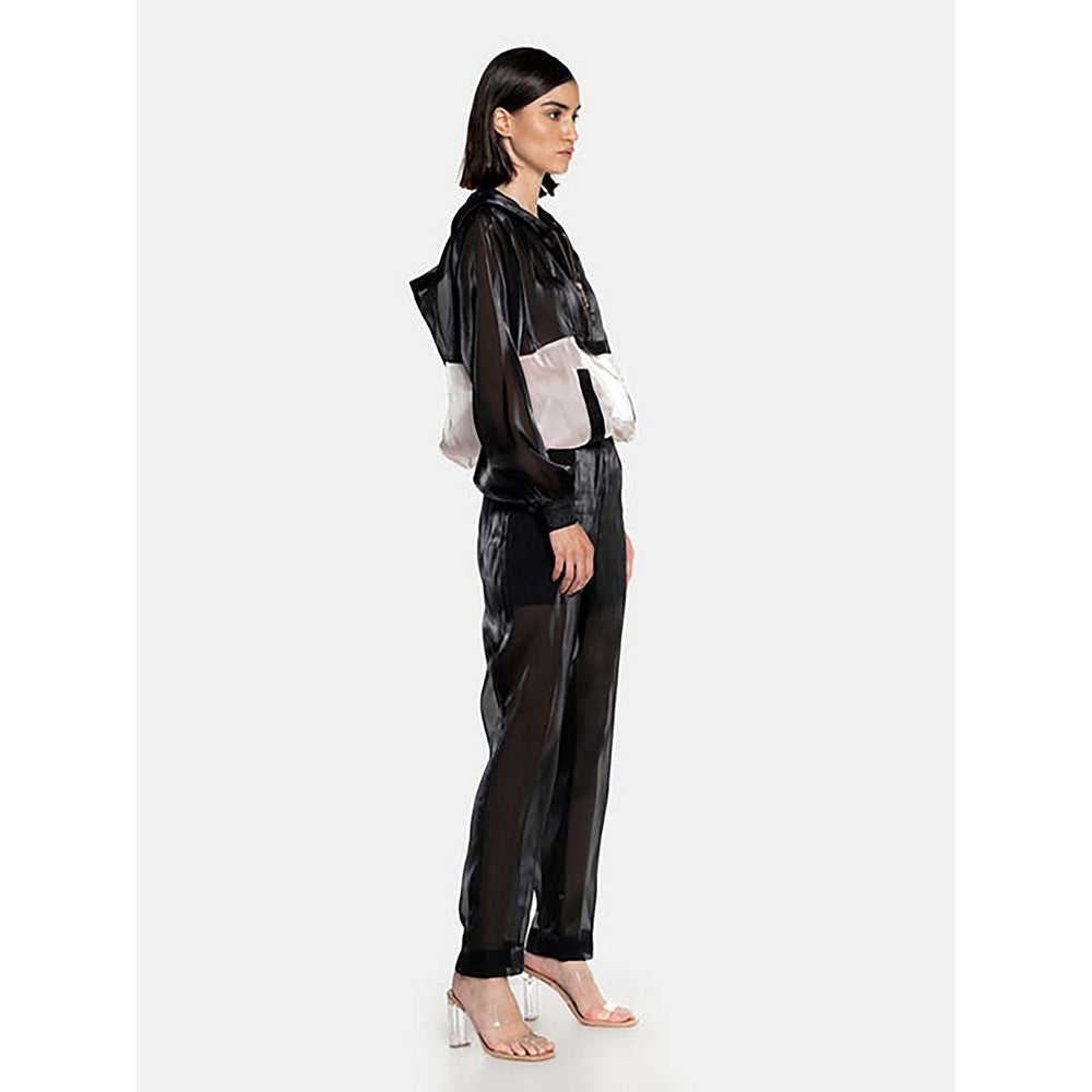 CILVR Fluid Organza Black Co-Ord