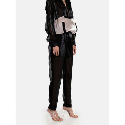 CILVR Fluid Organza Black Co-Ord