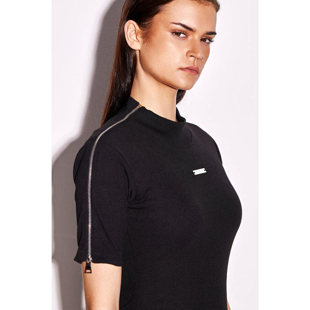 CILVR Black Midi Dress