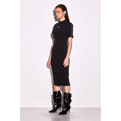 CILVR Black Midi Dress