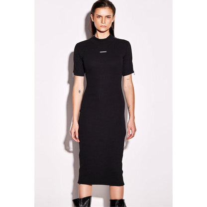 CILVR Black Midi Dress