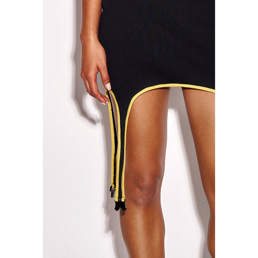 CILVR Black Sporty Mini Dress