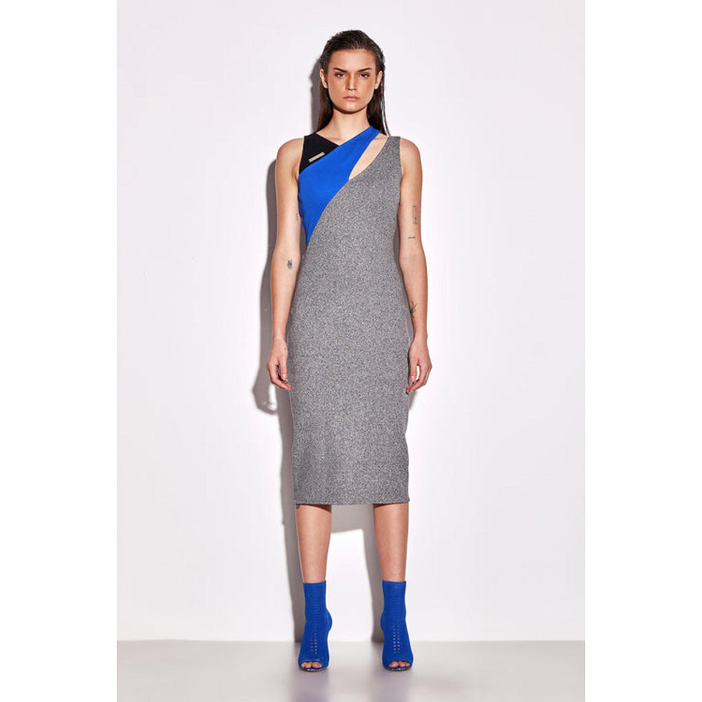 CILVR Color Block Midi Dress