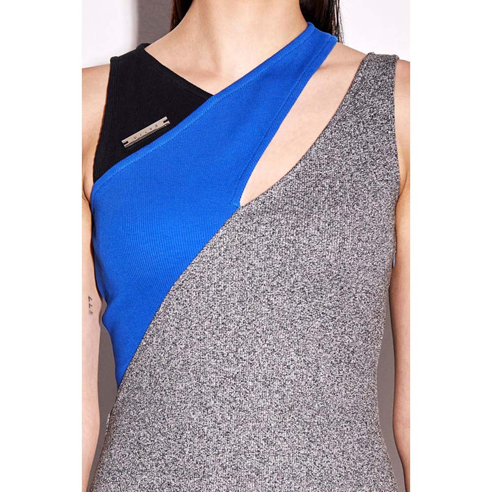 CILVR Color Block Midi Dress