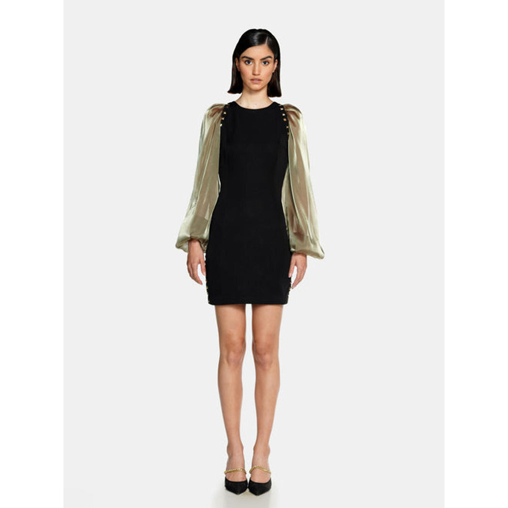 CILVR Gold Studs Mini Dress