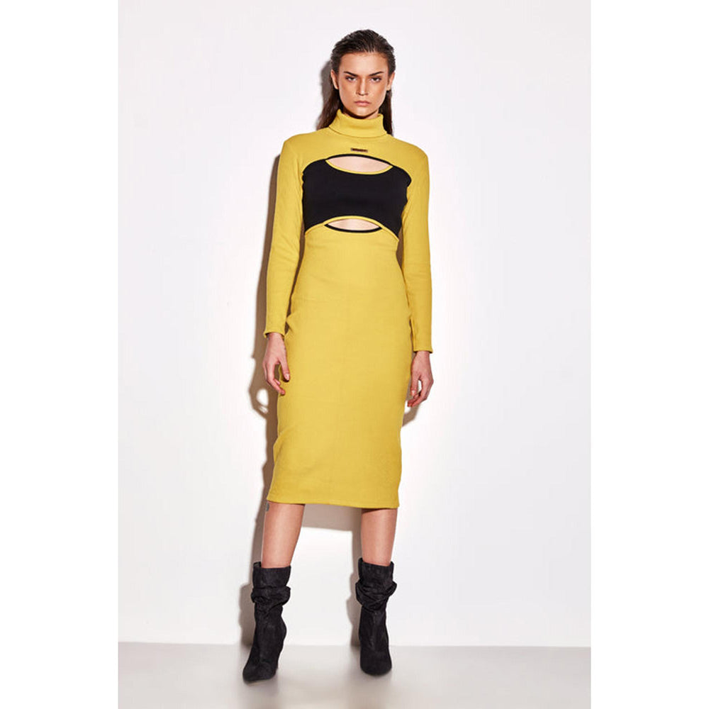 CILVR Turtle Neck Midi Dress
