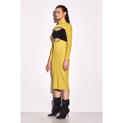 CILVR Turtle Neck Midi Dress