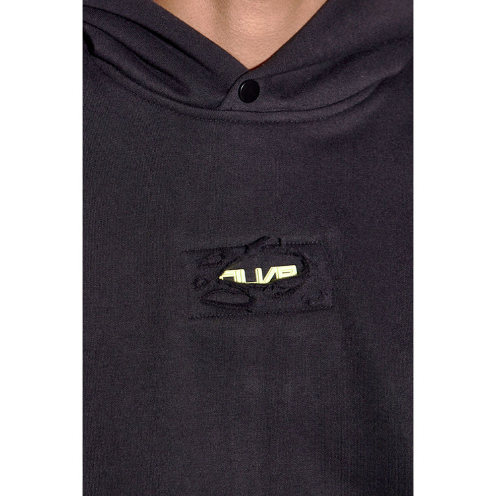 CILVR Women Black Grease Hoodie