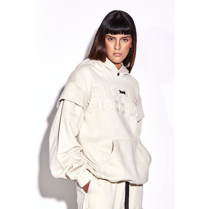 CILVR Women Cream Sample Hoodie