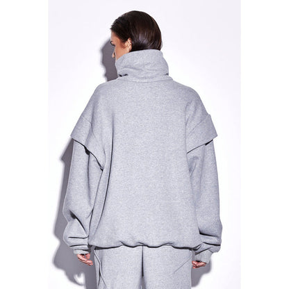 CILVR Pale Smoke Turtleneck Sweatshirt
