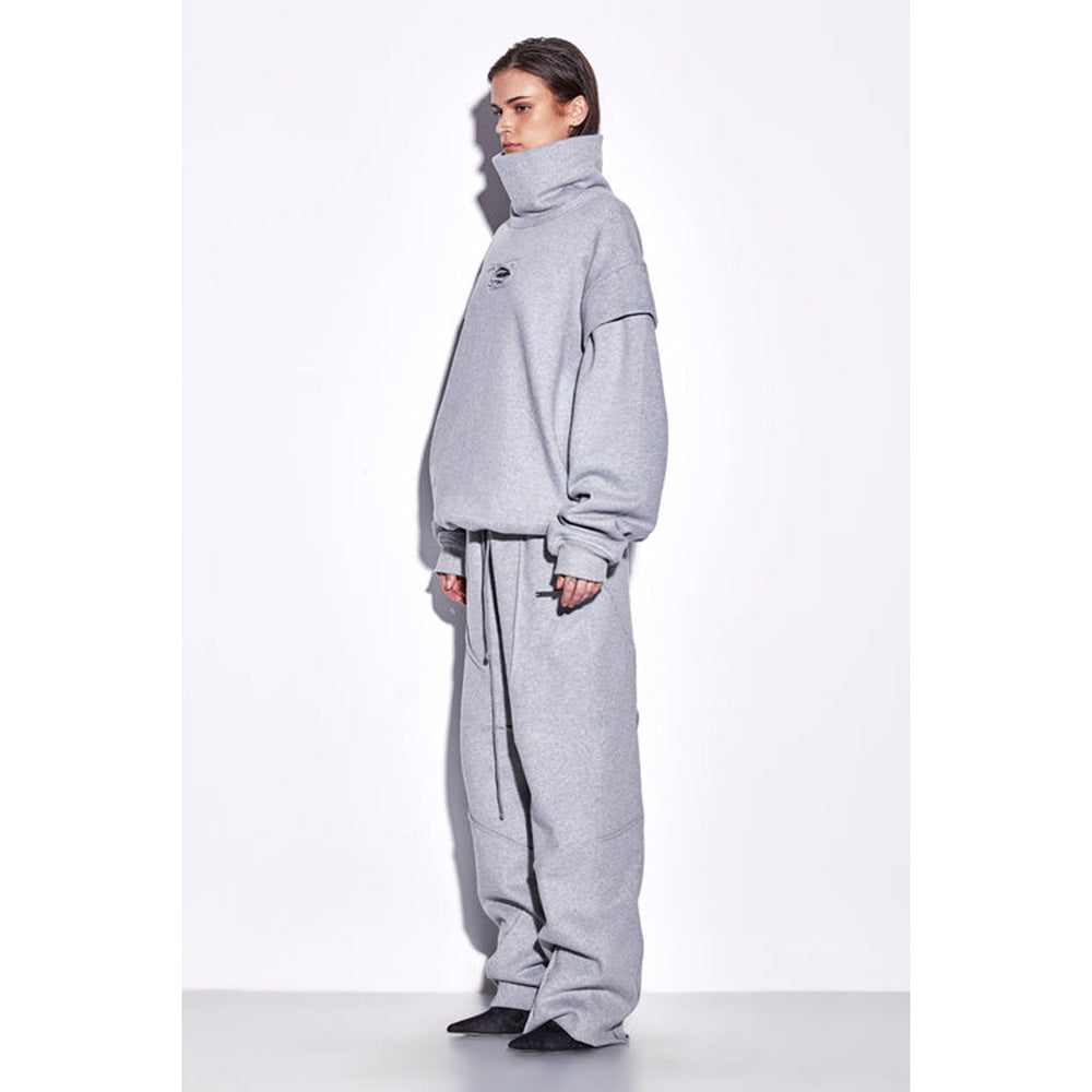 CILVR Pale Smoke Turtleneck Sweatshirt
