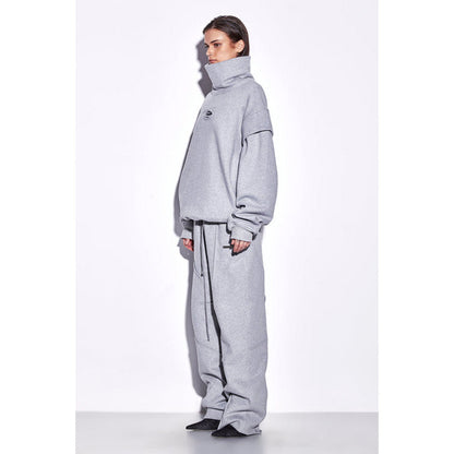 CILVR Pale Smoke Turtleneck Sweatshirt