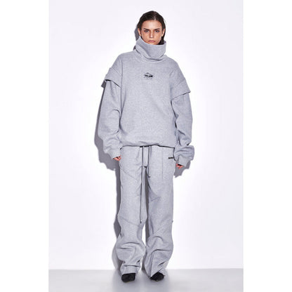 CILVR Pale Smoke Turtleneck Sweatshirt