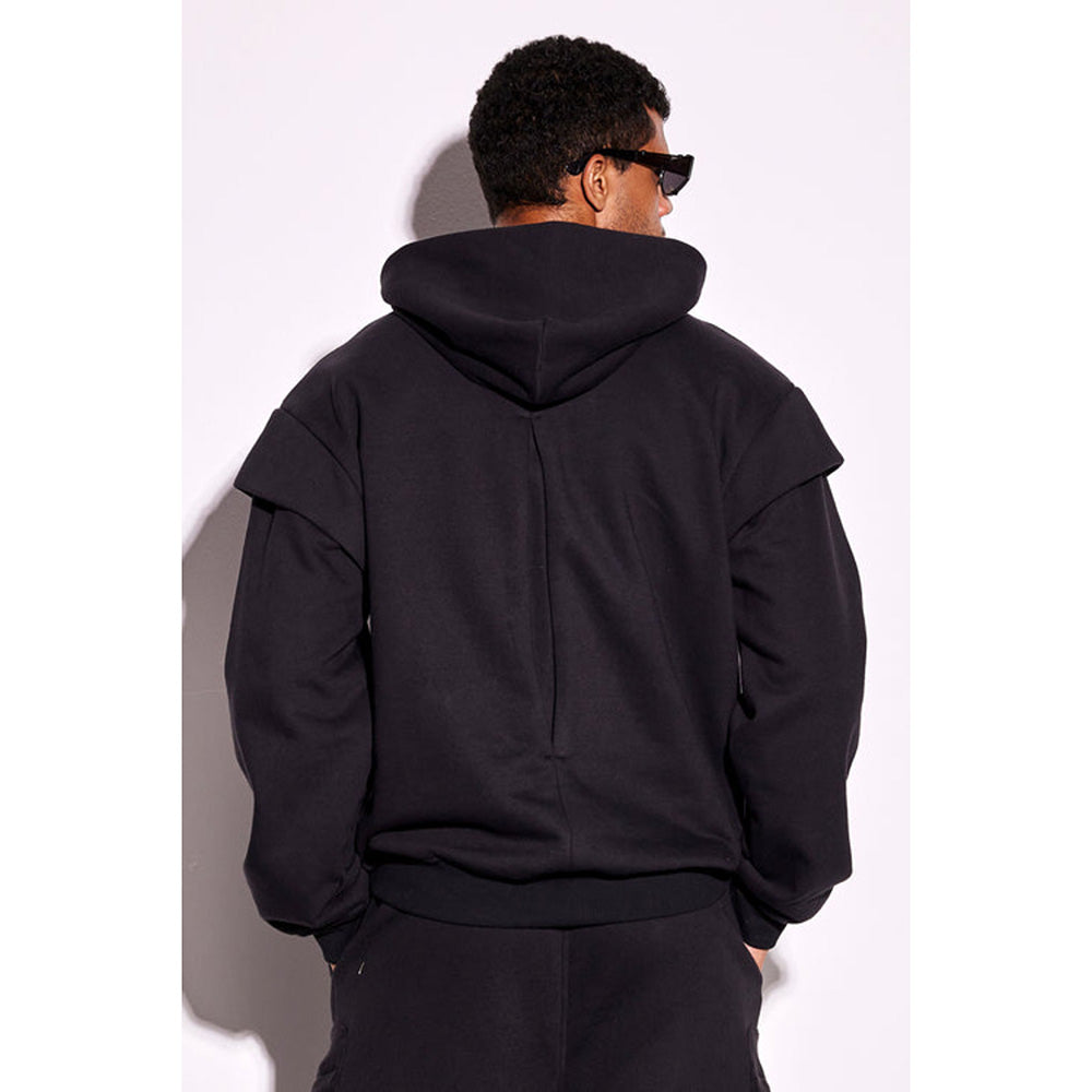 CILVR Men Black Grease Hoodie