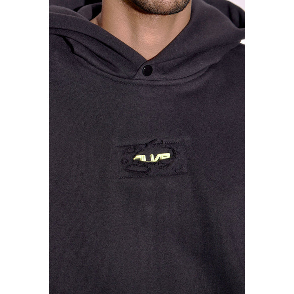 CILVR Men Black Grease Hoodie
