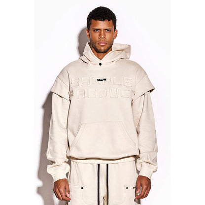 CILVR Men Cream Sample Hoodie