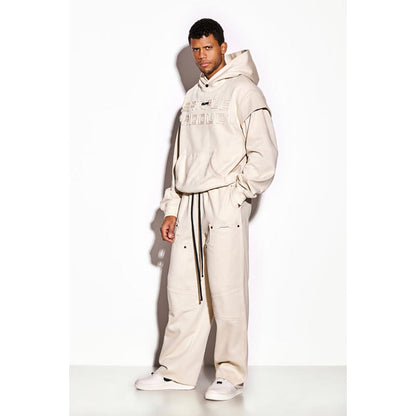 CILVR Men Cream Sample Hoodie
