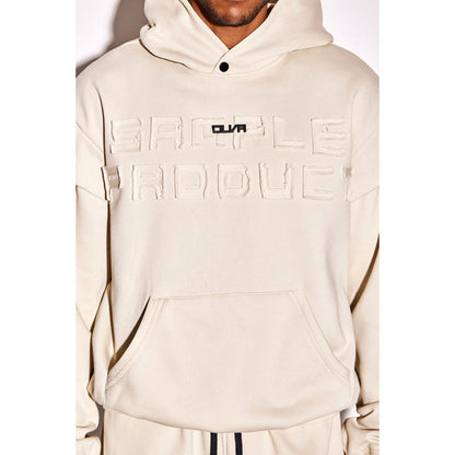 CILVR Men Cream Sample Hoodie