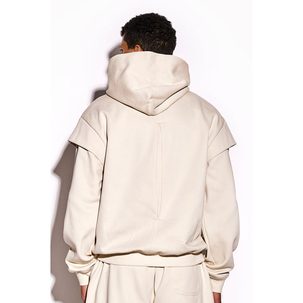 CILVR Men Cream Sample Hoodie