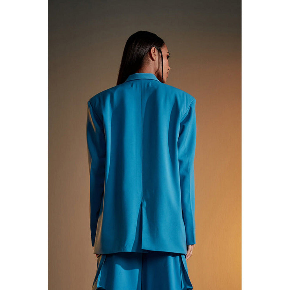CILVR Oversized Blue Blazer
