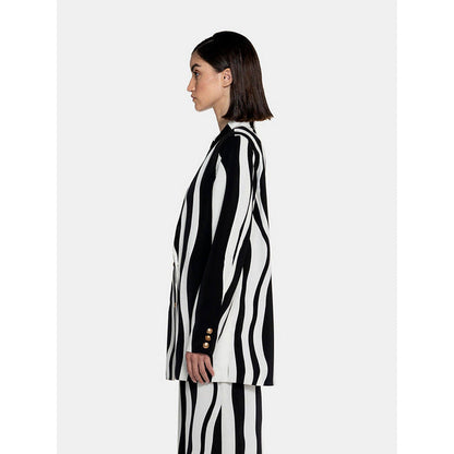 CILVR Double Breasted Multi-Colour Blazer