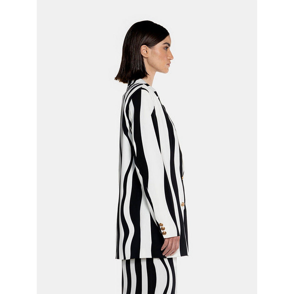 CILVR Double Breasted Multi-Colour Blazer