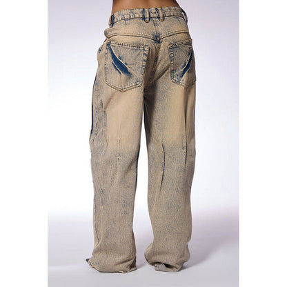 CILVR Faded Sand Vintage Jeans