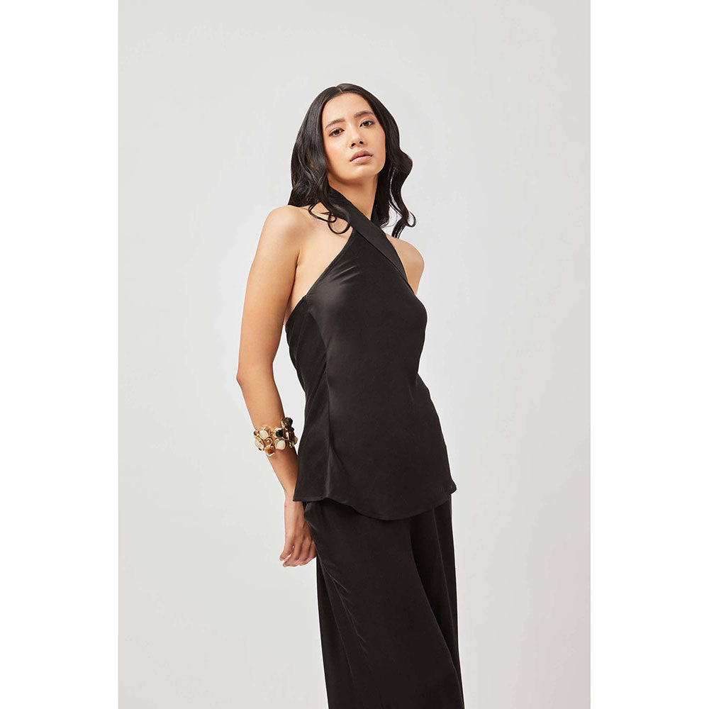 Contemponari Women Black Cyea Top