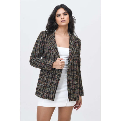 Contemponari Night Cap Textured Blazer
