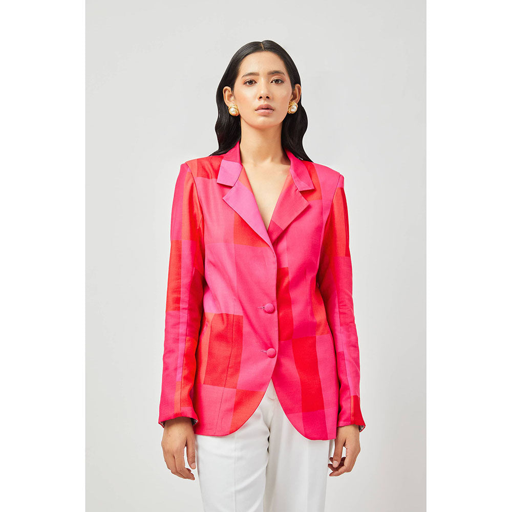 Contemponari Tokyo Blazer - Red