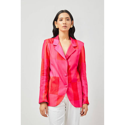 Contemponari Tokyo Blazer - Red