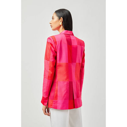Contemponari Tokyo Blazer - Red