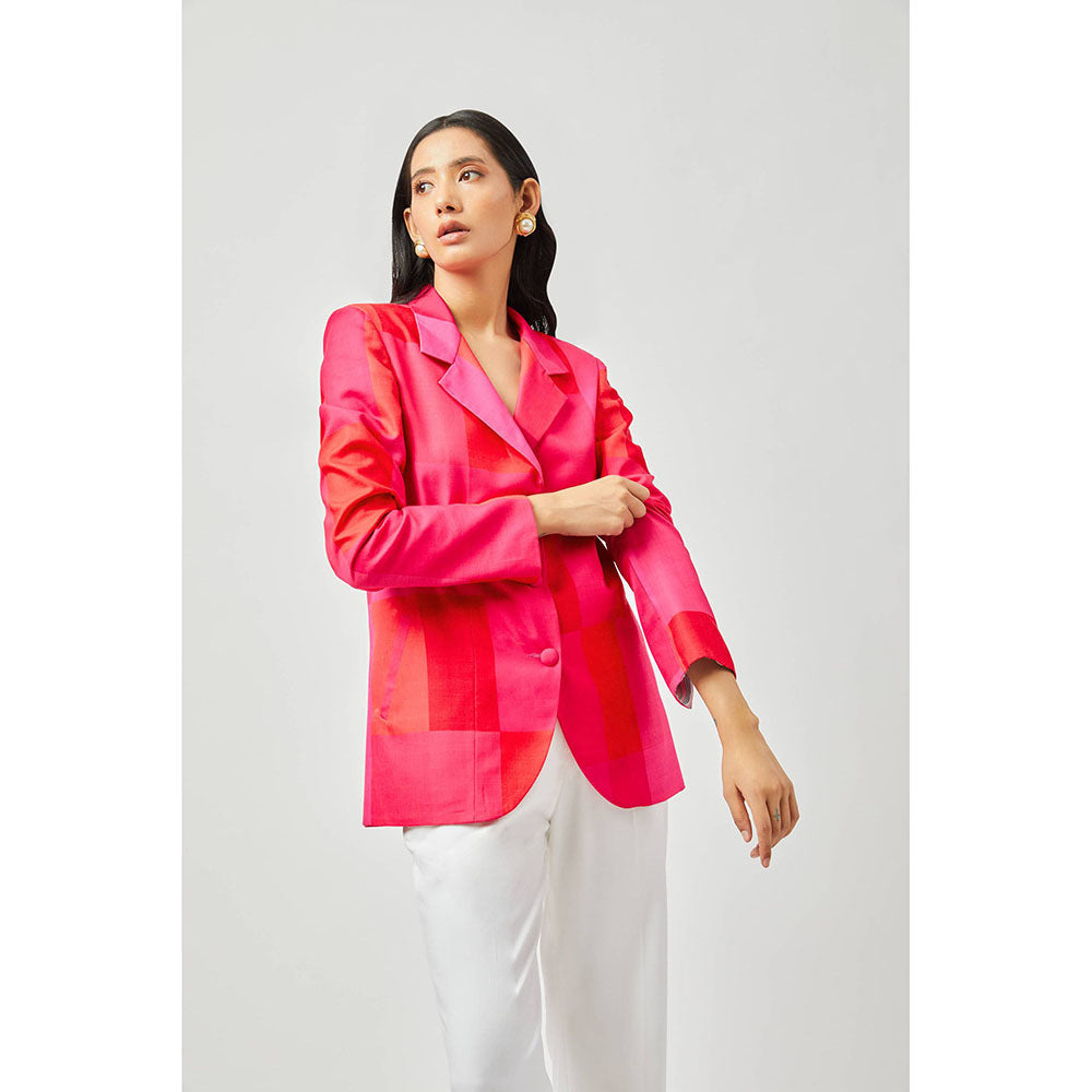 Contemponari Tokyo Blazer - Red