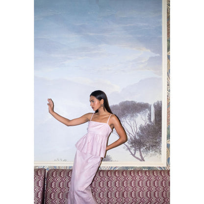 Contemponari Peccato Dolce Purple Co-Ord (Set of 2)