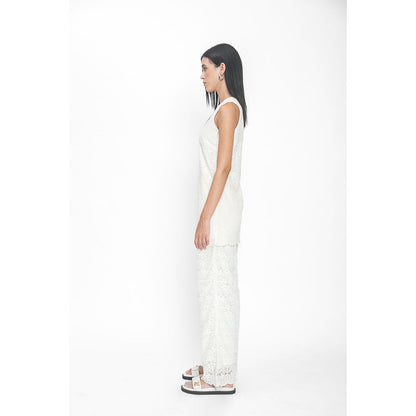 Contemponari Luna White Co-Ord (Set of 2)