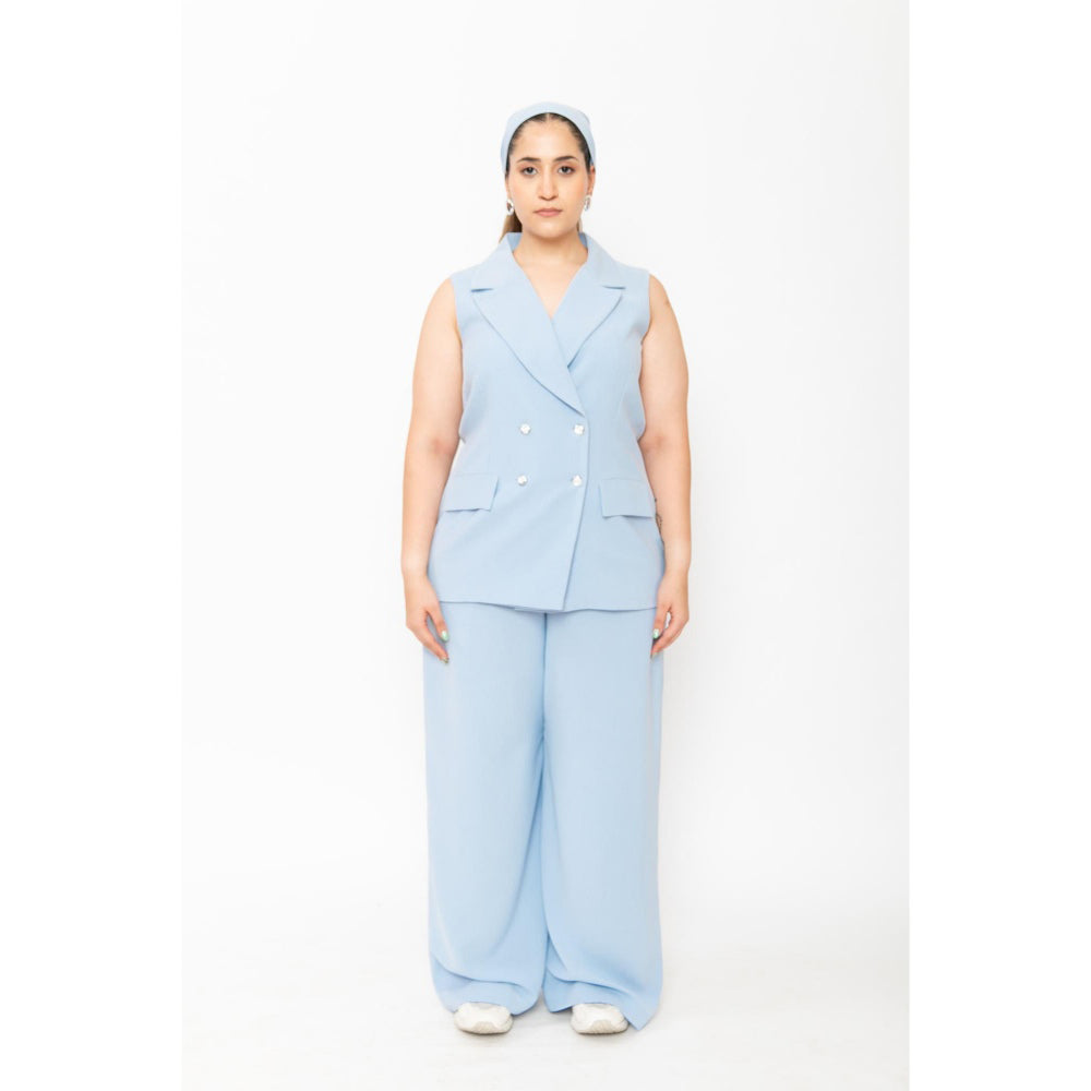 Contemponari Blue Pretty Woman Co-Ord Set