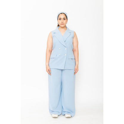 Contemponari Blue Pretty Woman Co-Ord Set