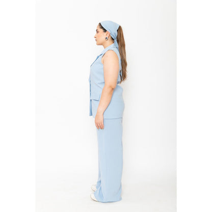 Contemponari Blue Pretty Woman Co-Ord Set
