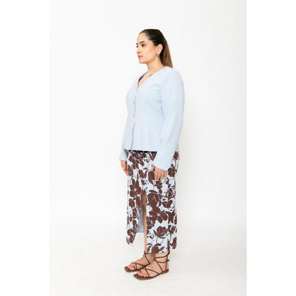 Contemponari Blue Nothing Hill Top with Biscotti Skirt