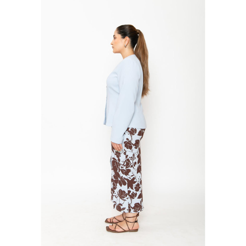 Contemponari Blue Nothing Hill Top with Biscotti Skirt