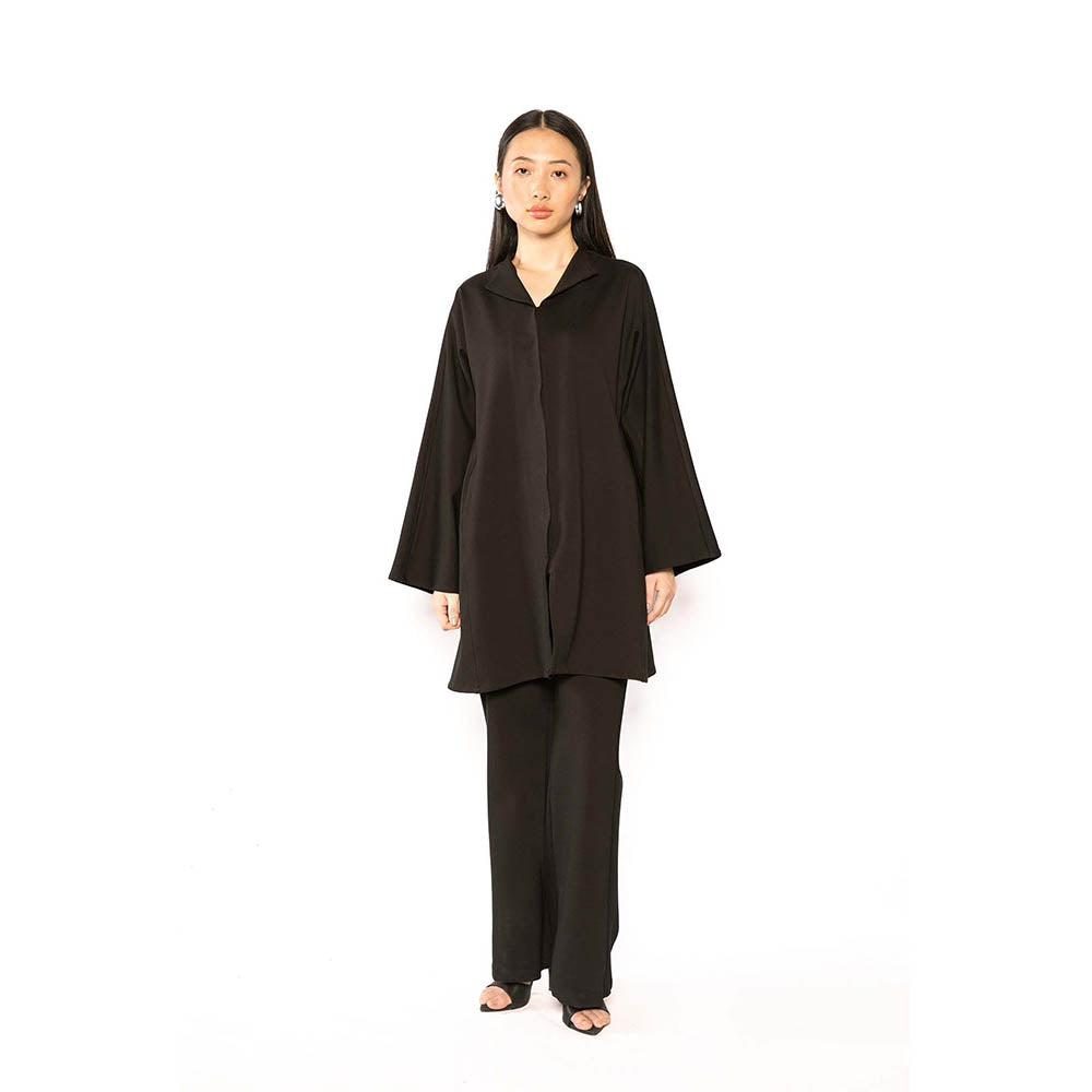 Contemponari Black The Sirens Solid Co-Ord Set