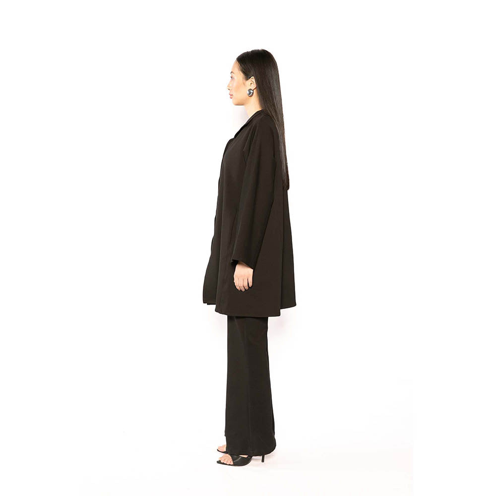 Contemponari Black The Sirens Solid Co-Ord Set