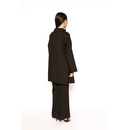 Contemponari Black The Sirens Solid Co-Ord Set