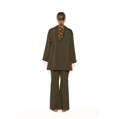 Contemponari The Sirens Green Solid Pant